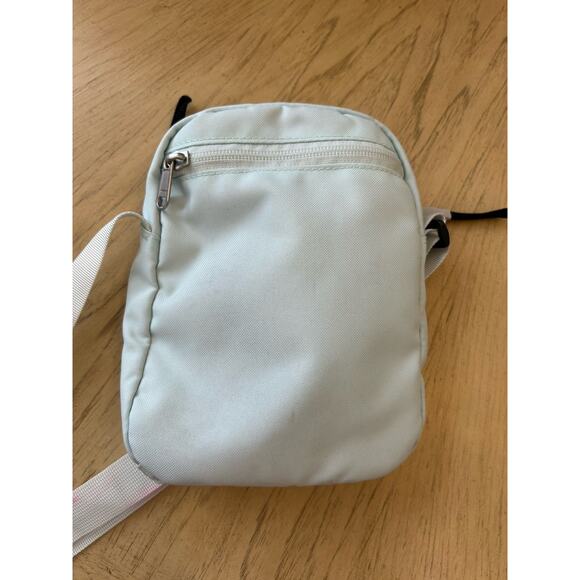 The North Face Jester Crossbody Light Blue Artsy Adjustable Strap Pink Splash - Picture 4 of 12